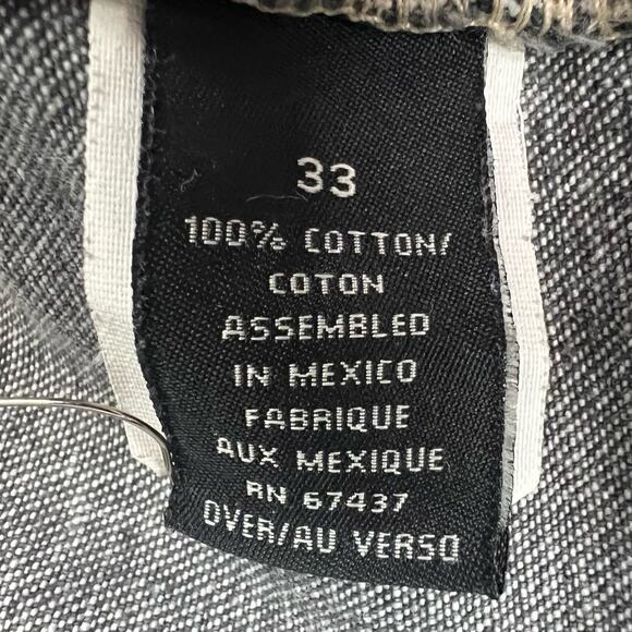 Ralph Lauren Jeans Mens 33x32 Gray Easy Fit Straight Casual Classic Y2K Preppy - Picture 11 of 14